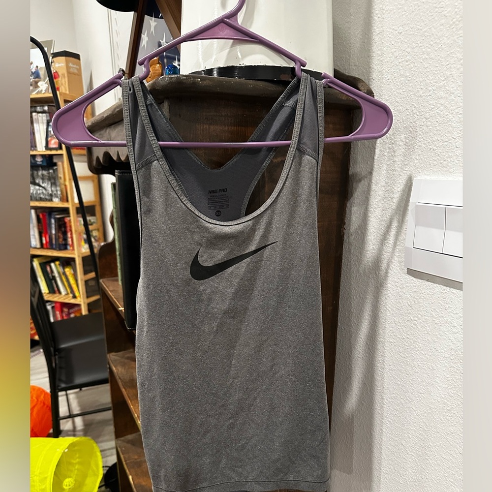 Gray Nike Pro Dry Fit Tank Top, size XS